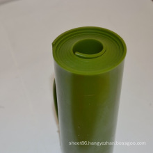 Dark Green Flame Retardant PU Plastic Sheet / Roll